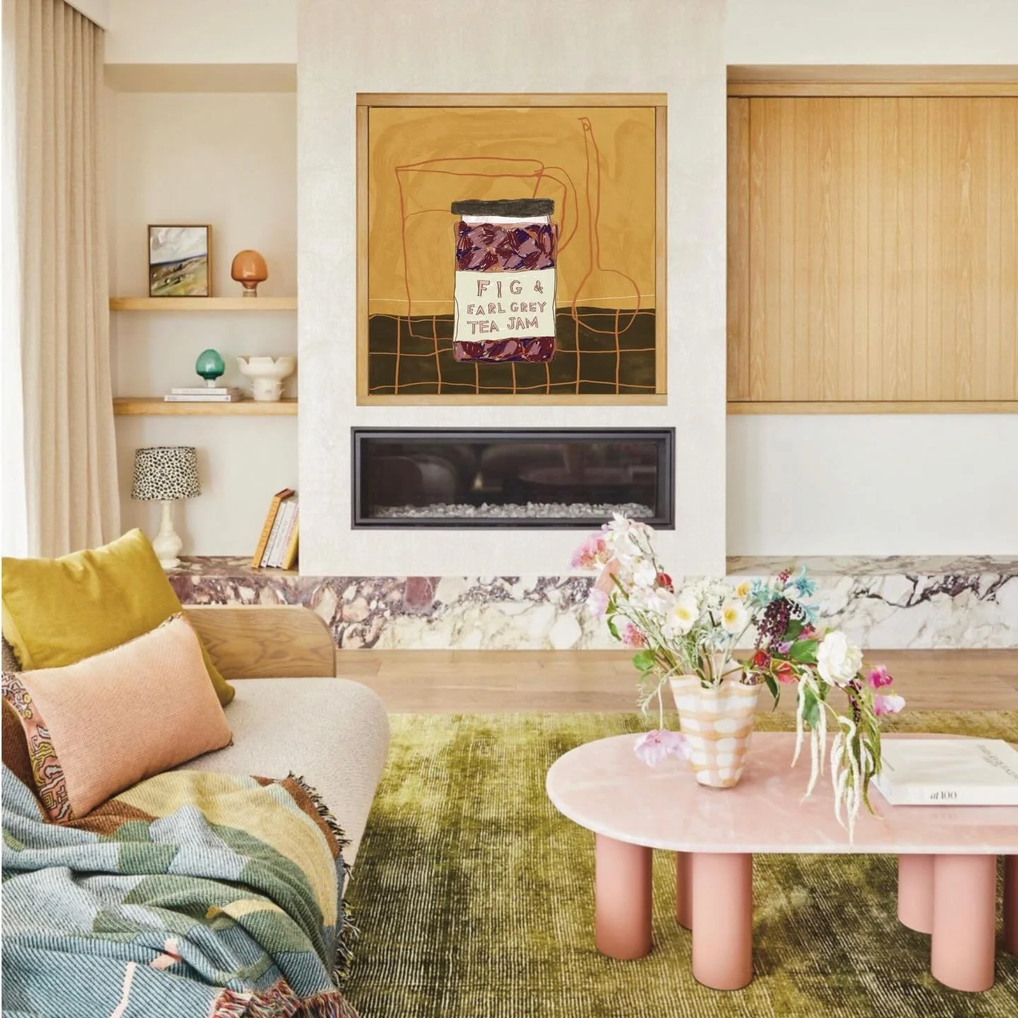 Gorgeous @greenhouseinteriors Art comp closes tomorrow 30 April 2026 - unfortunately fine art prints are not eligible - but if they were I might have submitted the Fig Jam 🤔 - if you paint, sculpt, weave or take fab photographs you have just over 24