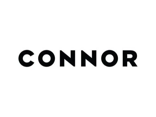 The "CONNOR" logo in bold black letters on a white background.