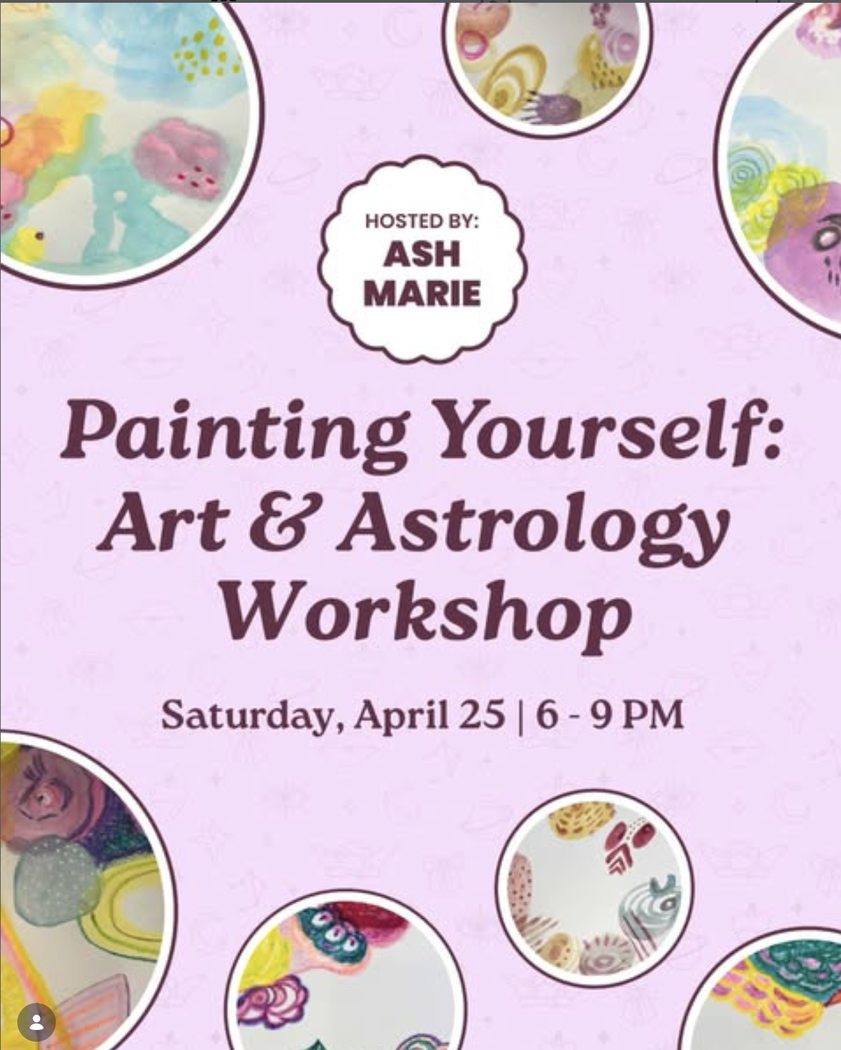 Painting Yourself: Art &amp; Astrology Workshop 