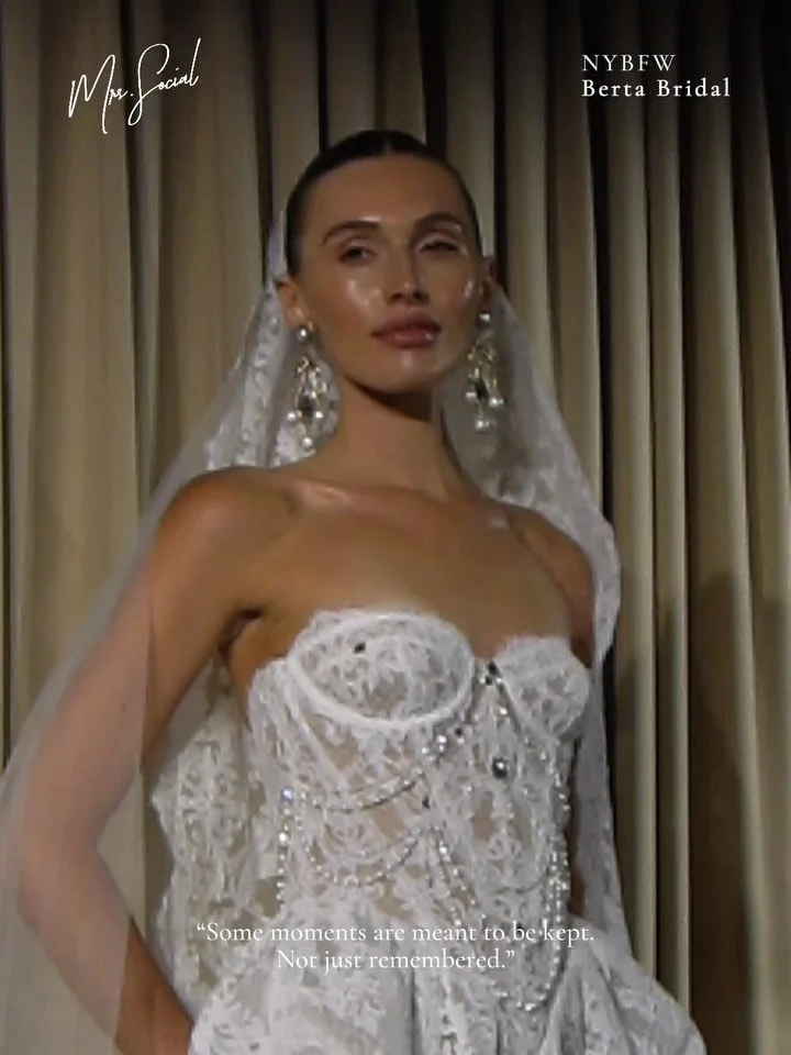moments from NYBFW @berta 
&hellip;
&hellip;
#contentcreator #weddingcontentcreator