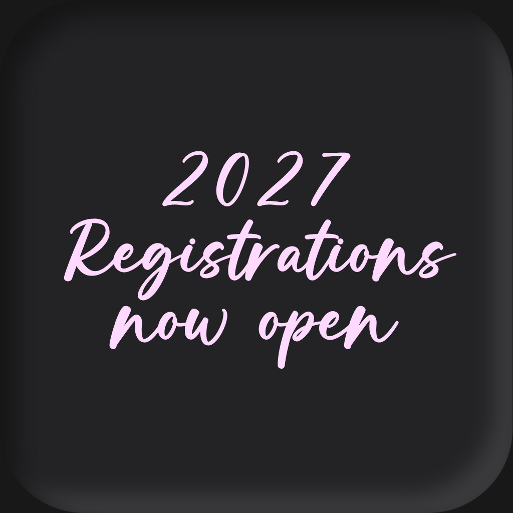 2027 Registrations Now OPEN