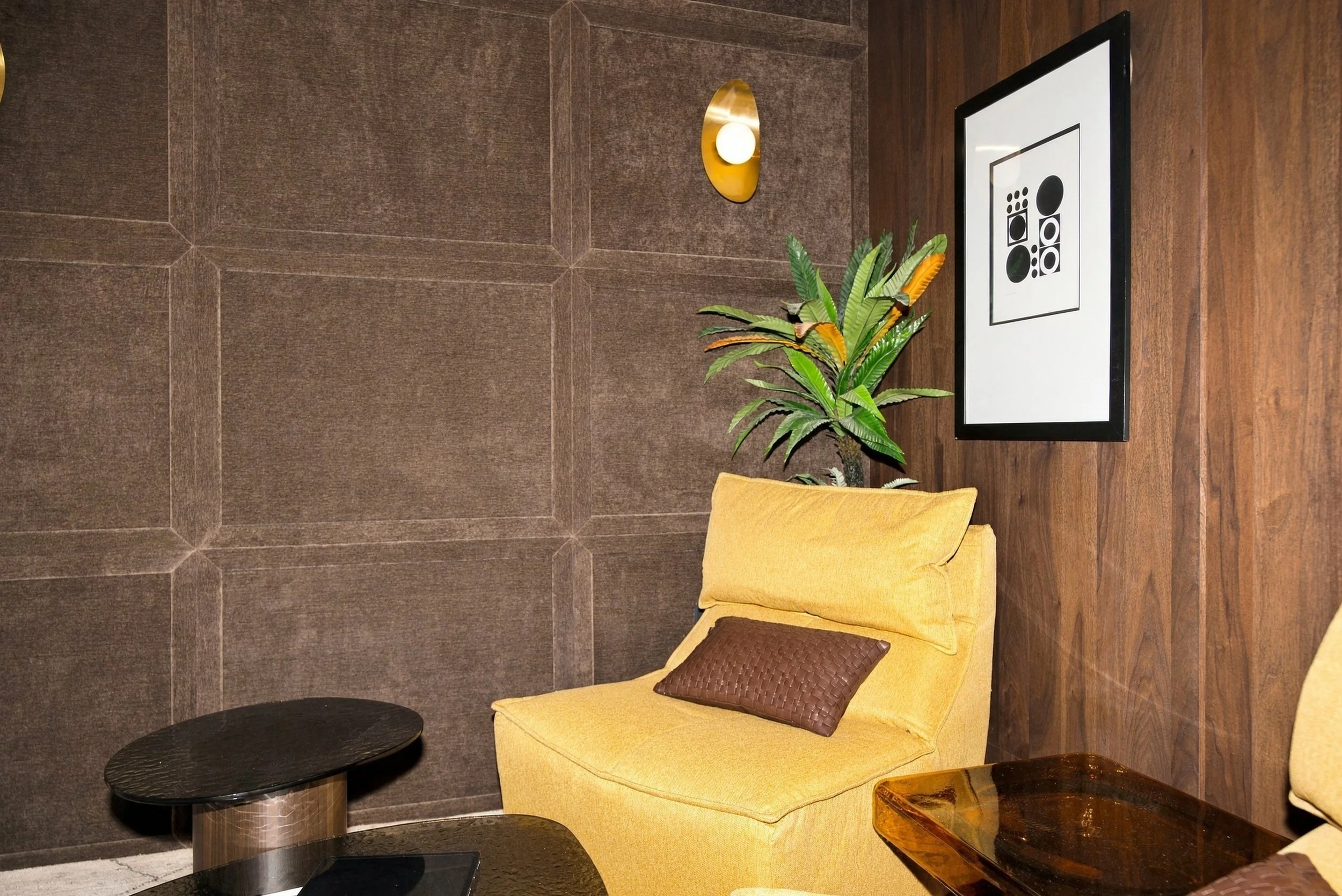 modern retro man cave