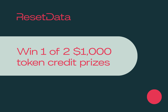 Win 1 of 2 $1,000 token credits 