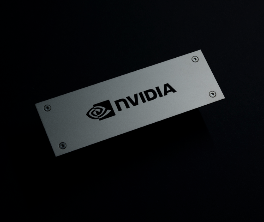 Close-up of NVIDIA graphics card