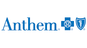 Anthem insurance logo with text and symbols