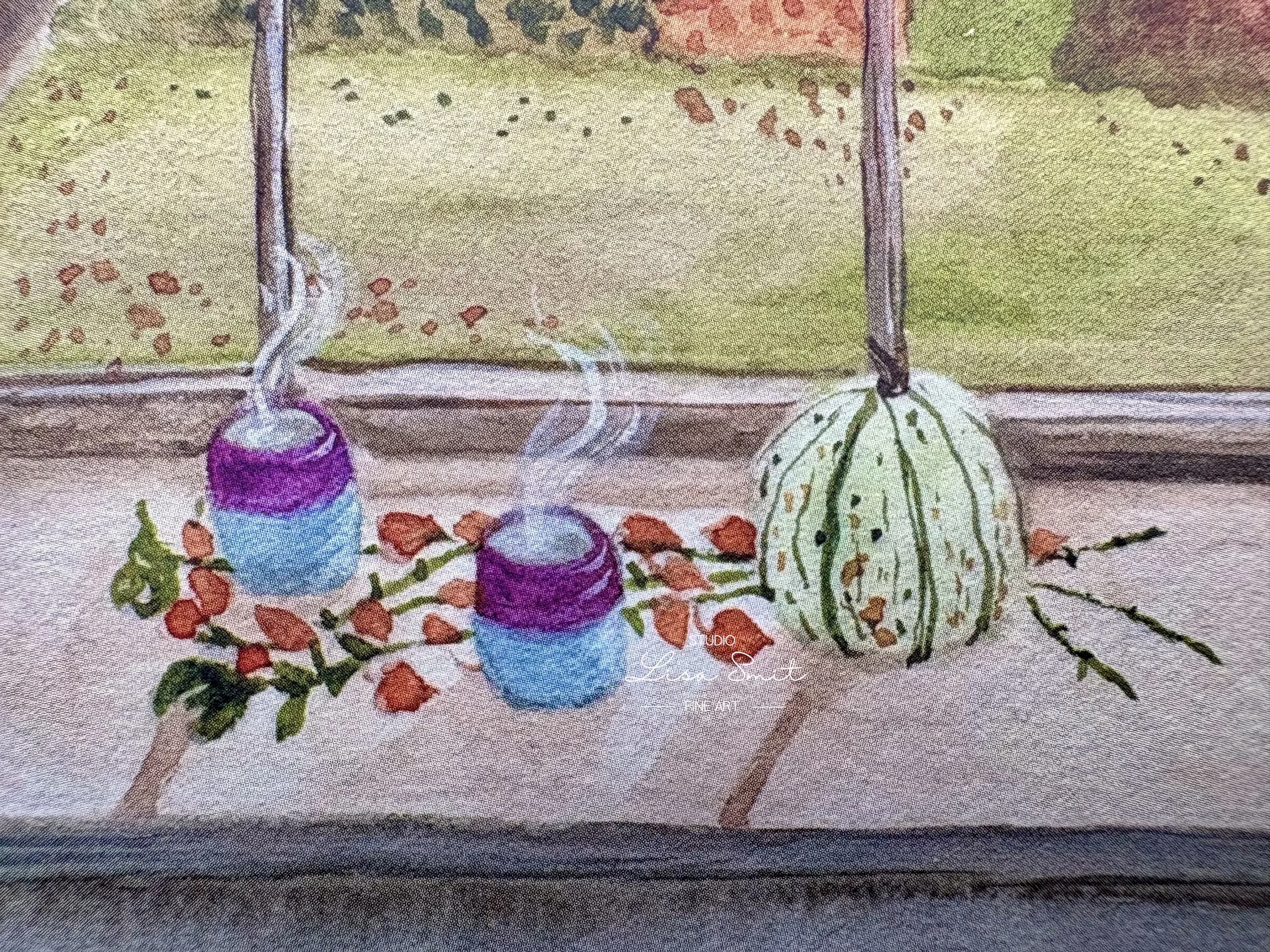 24 Fall pumpkin coffee watercolor card.jpg