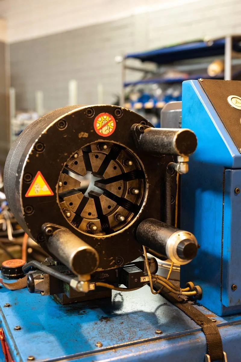 Hydrauliikkaletkun puristin, letkutyöt raskaalle kalustolle, Raskas-Kauppi Satakunta