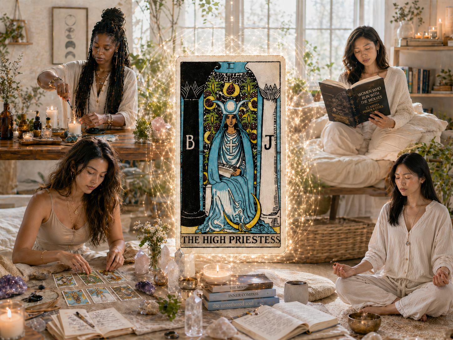 The High Priestess: The Divine Feminine Code and the Quantum Veil