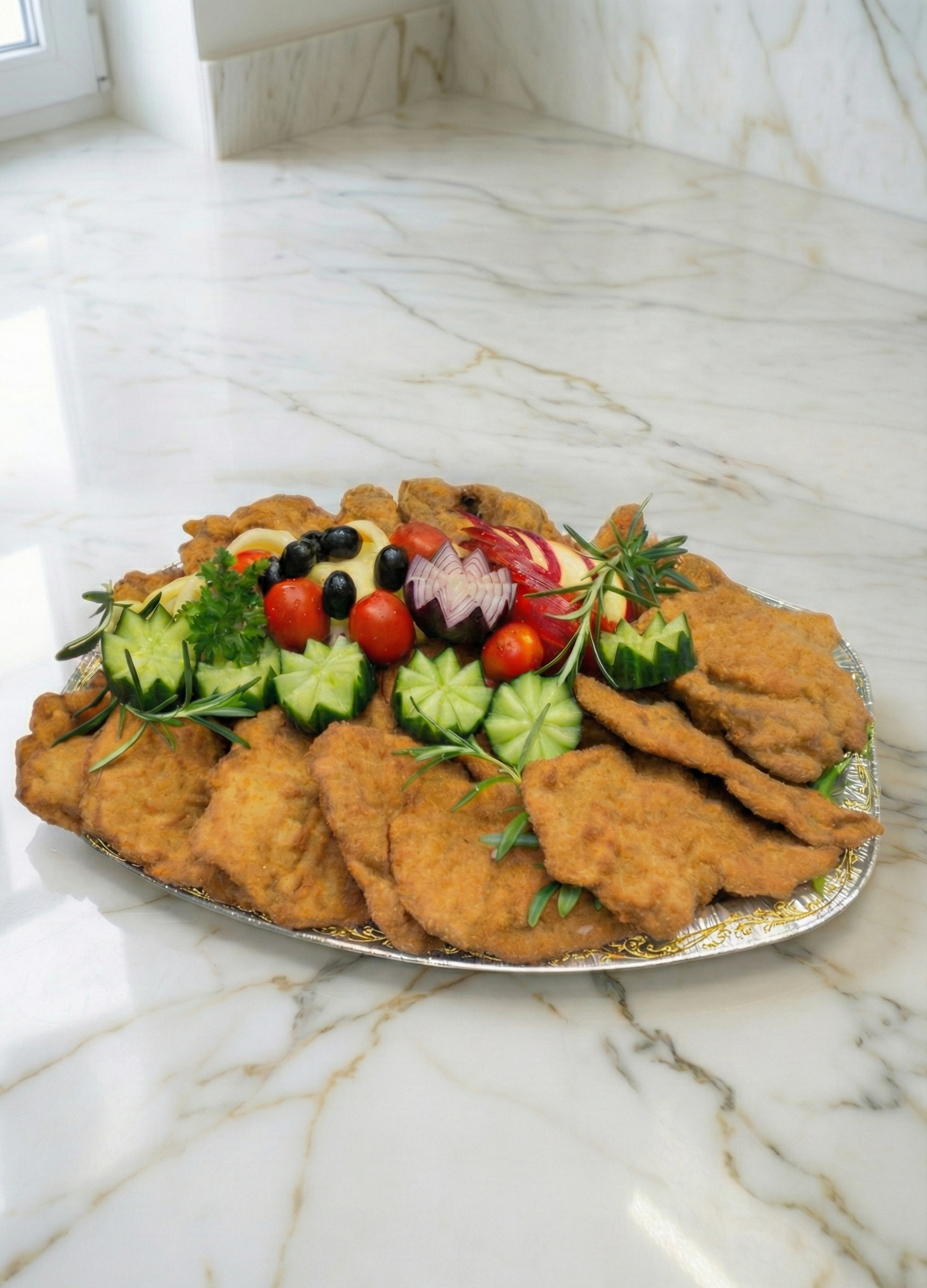 Rántott Húsos Tál