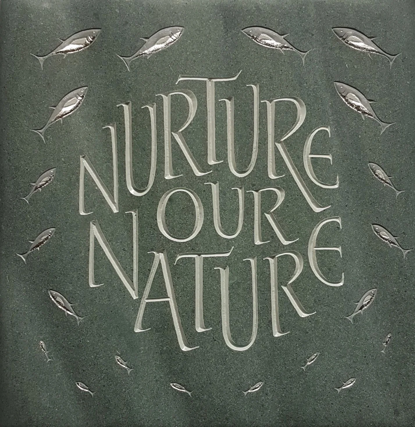 AMATHEIA (Amathea) The Nereid who "rears or nurses" the fish.    (‘Nurture Our Nature’ ) by Jackie Perkins
