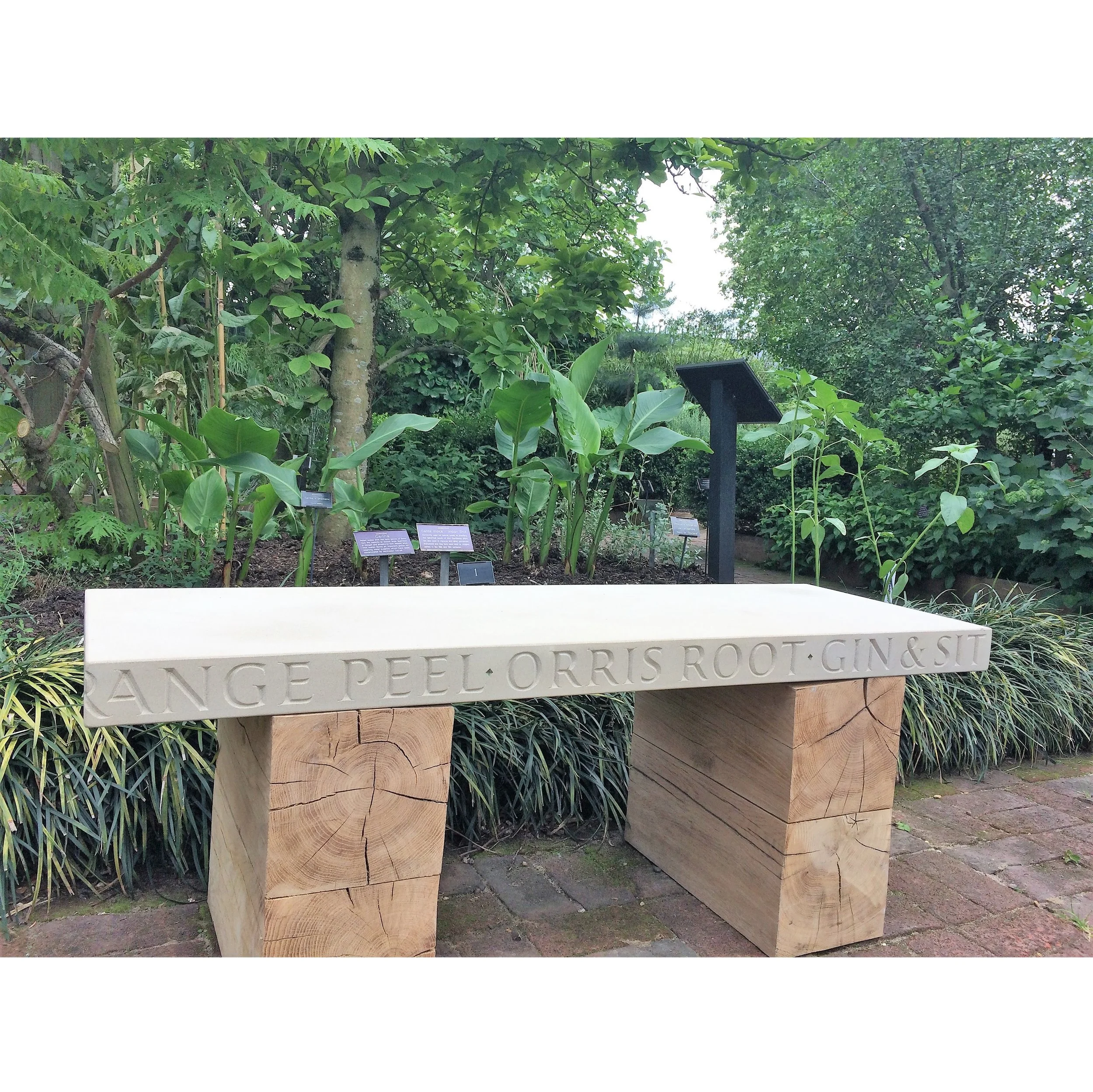 Gin and Tonic Bench by Lois Anderson