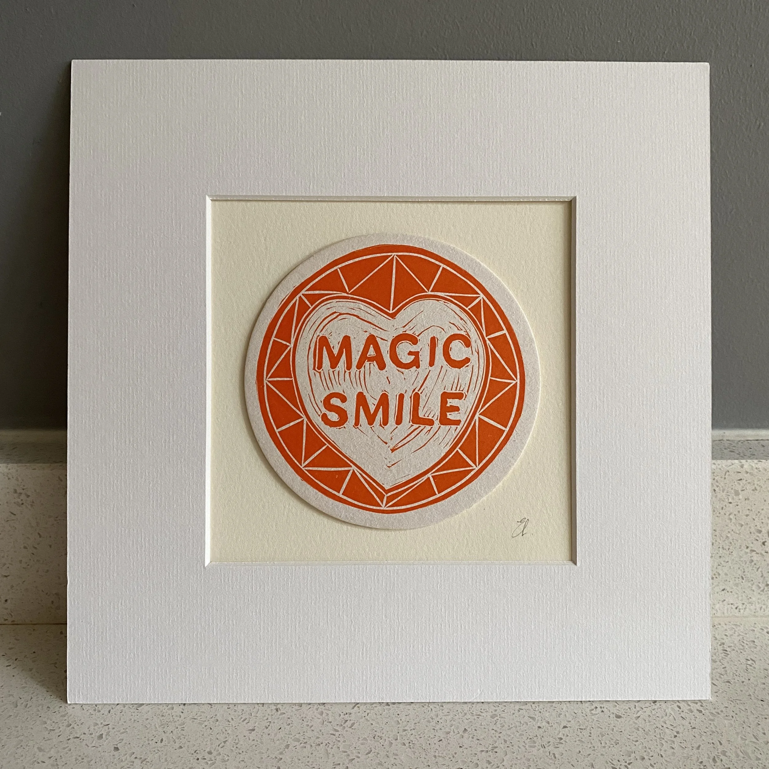 Love Hearts - mounted print by Elizabeth Fraser