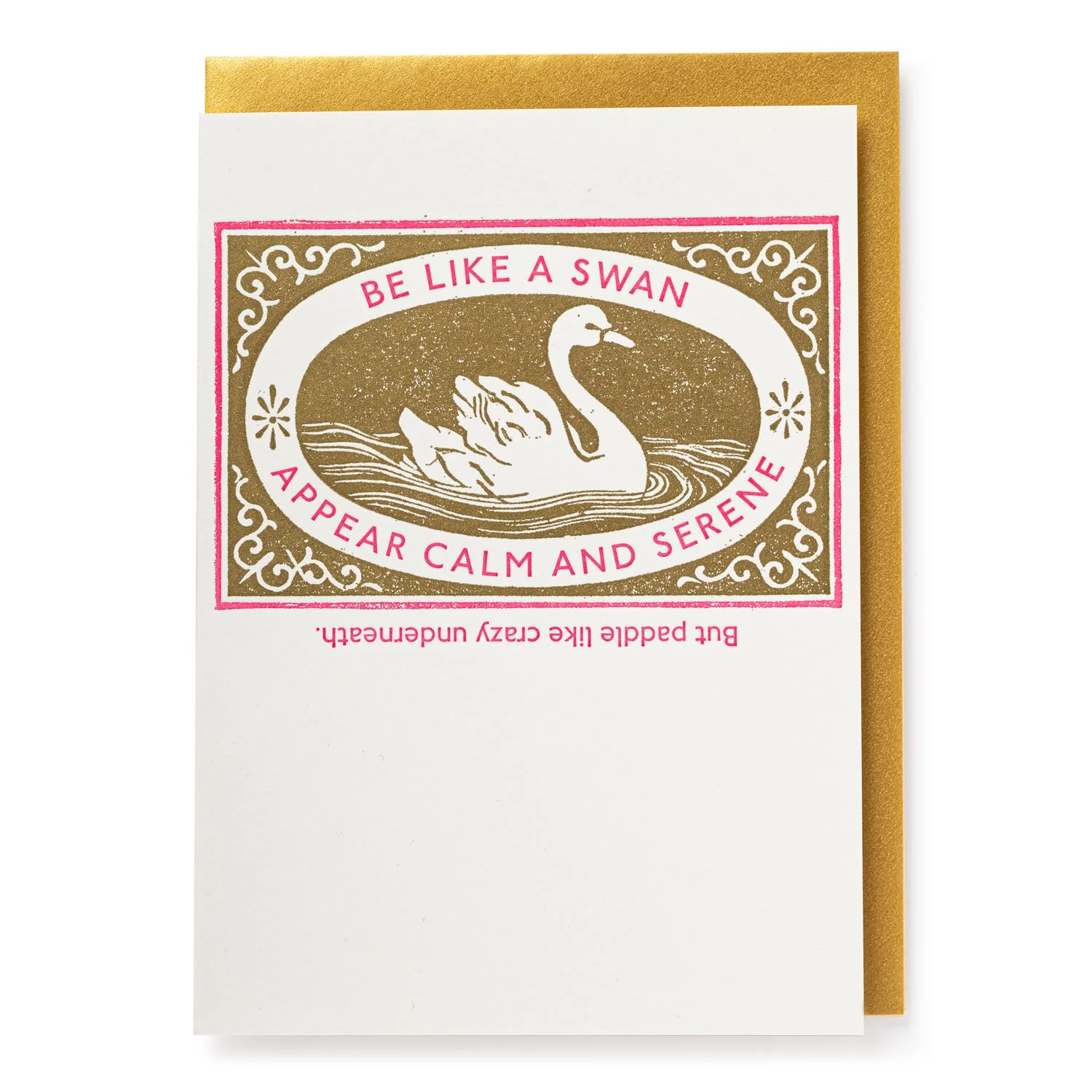 Be Like A Swan Card