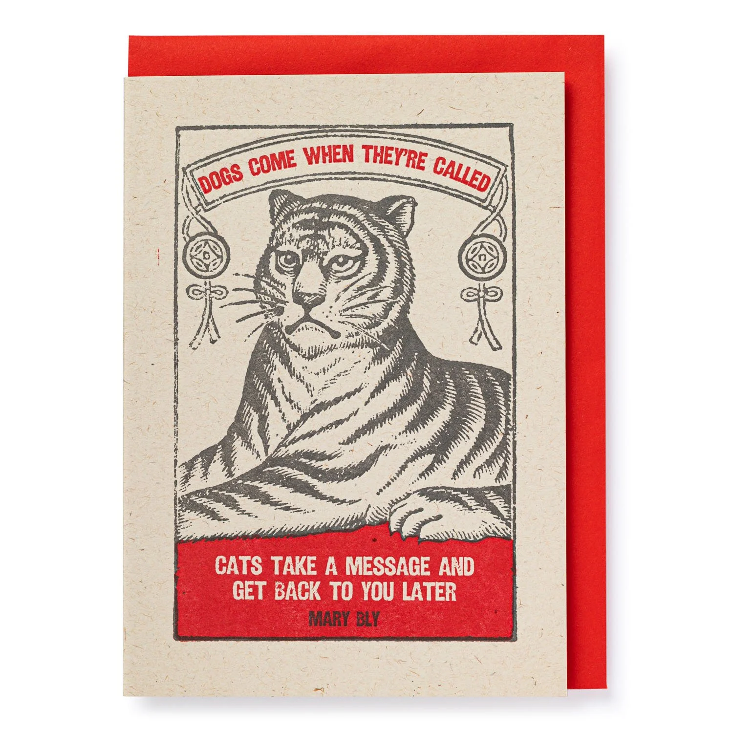 Big Cat Message Card