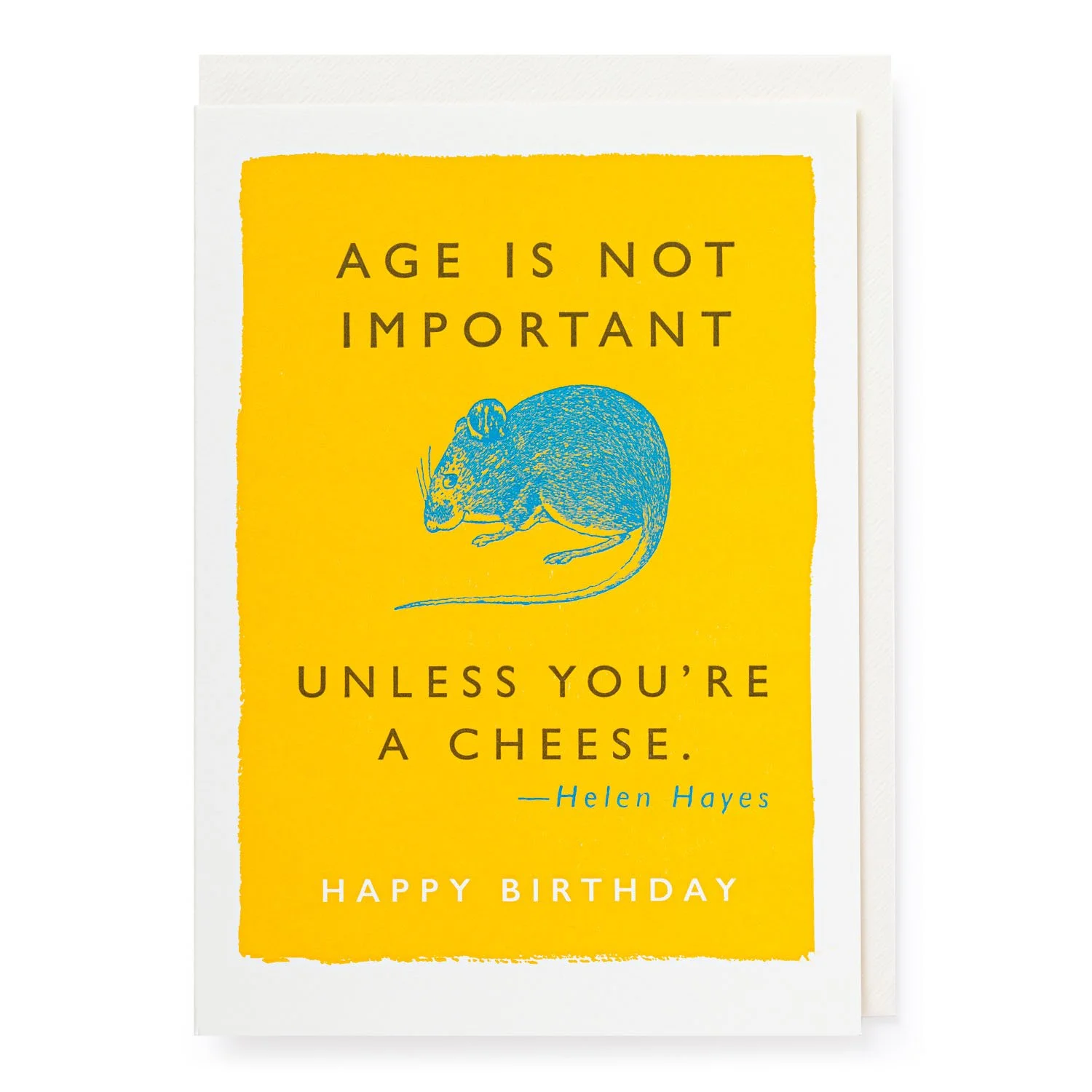 Cheese Birthday Card