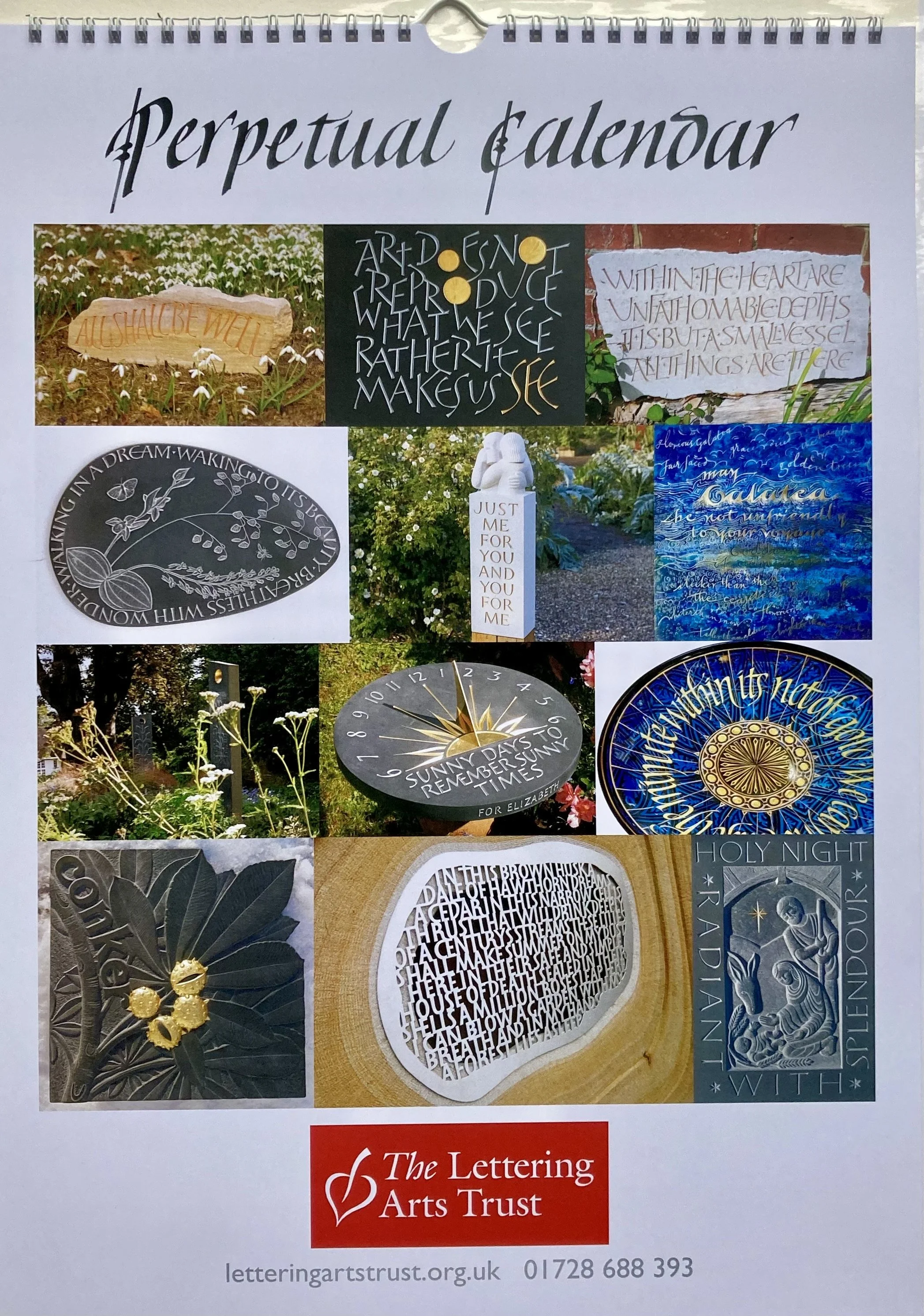Lettering Arts Trust Perpetual Calendar