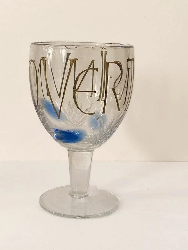 In Vino Veritas hand gilded  by Peter Furlonger