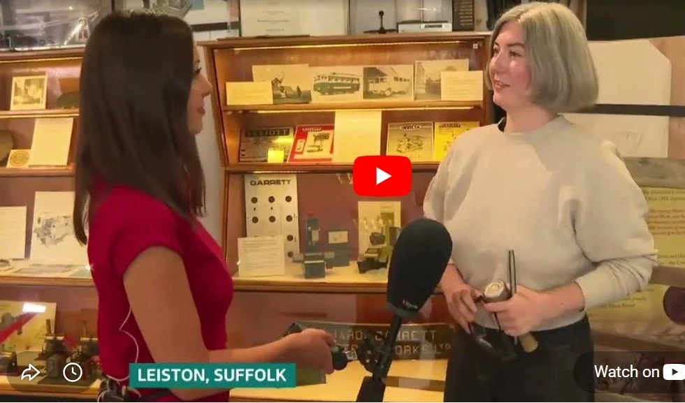 Lettering Arts Trust on Anglia TV News
