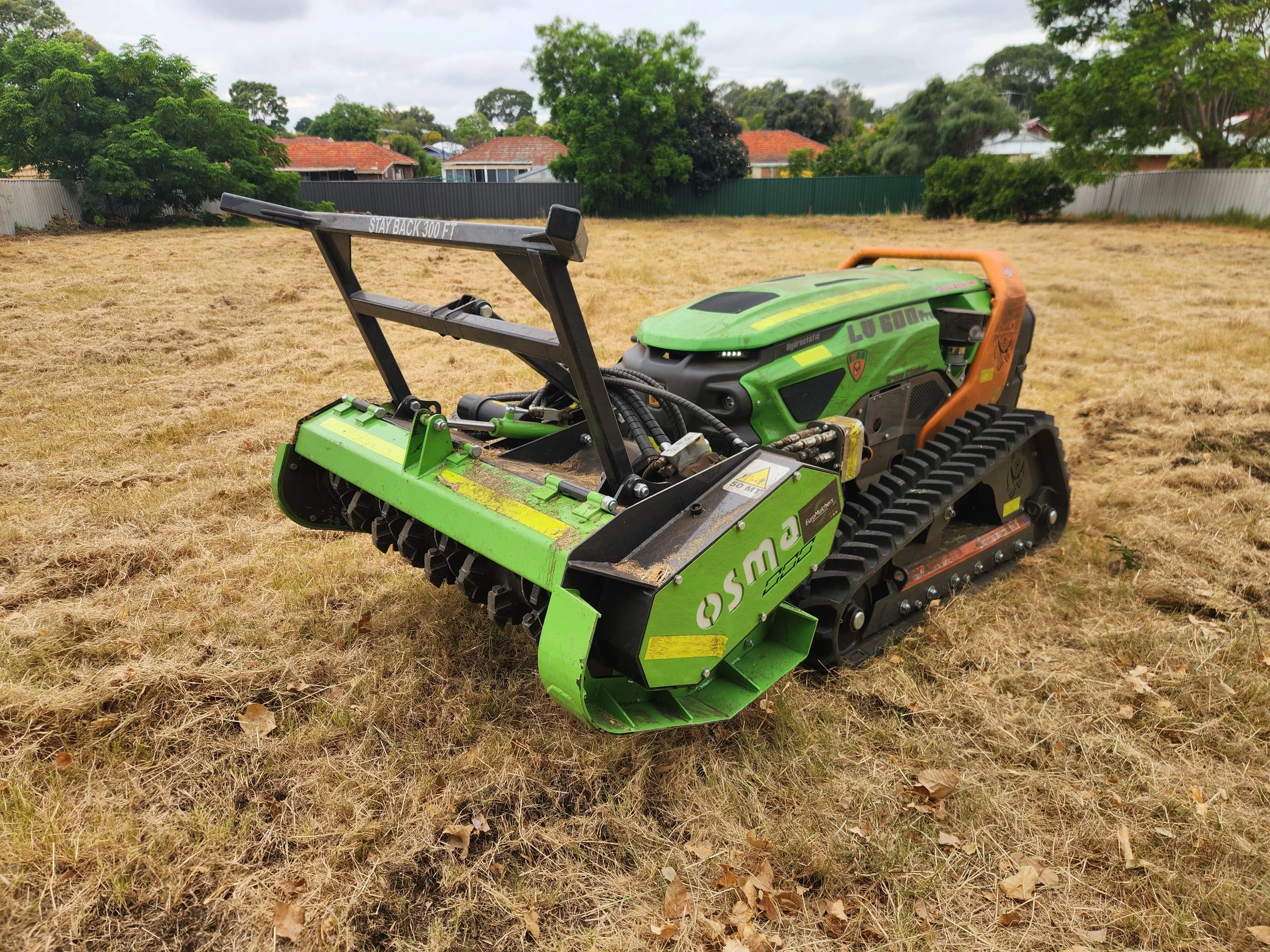 Cleared flat block — after result