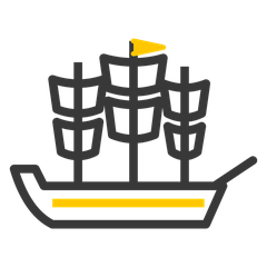 Old sailing ship
