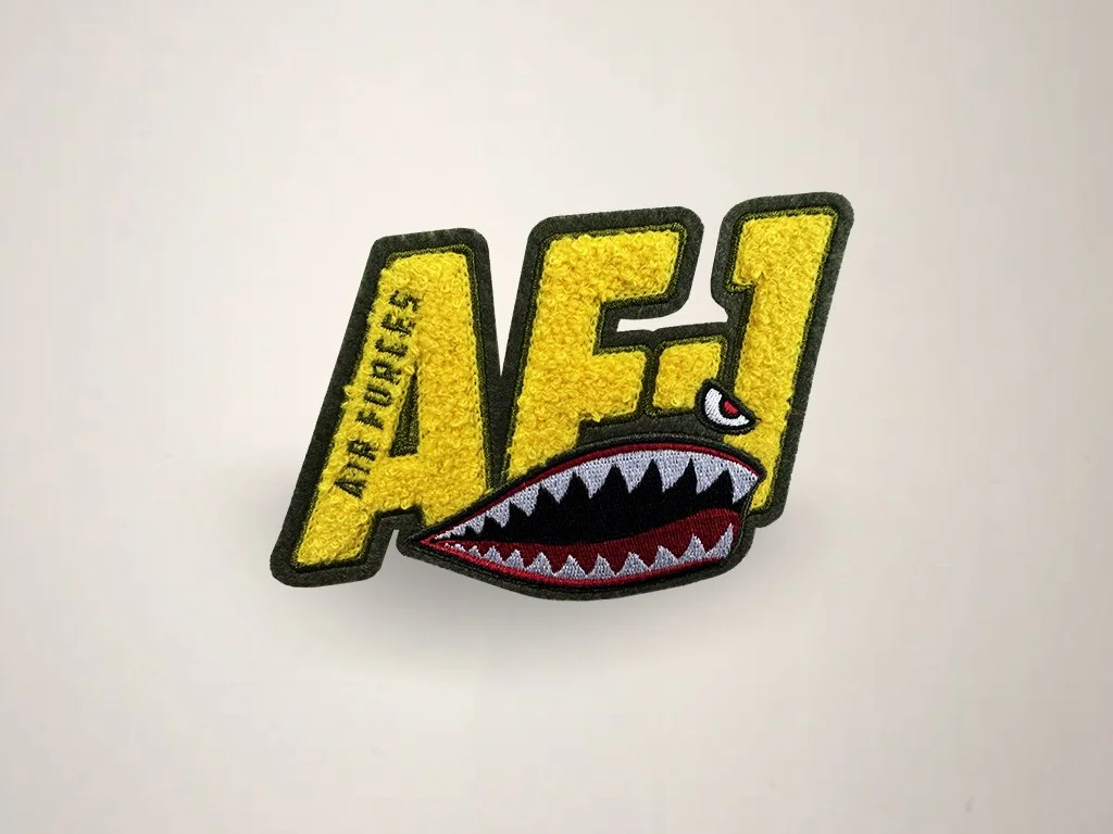 Chenille Embroidery Badge