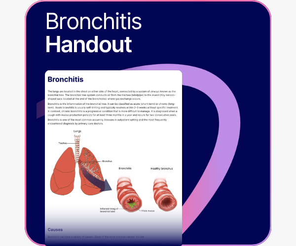 Bronchitis handout