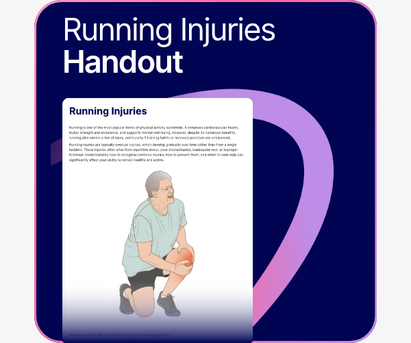 running injuries handout