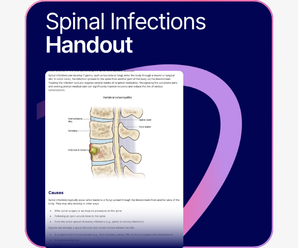 Spinal Infections handout