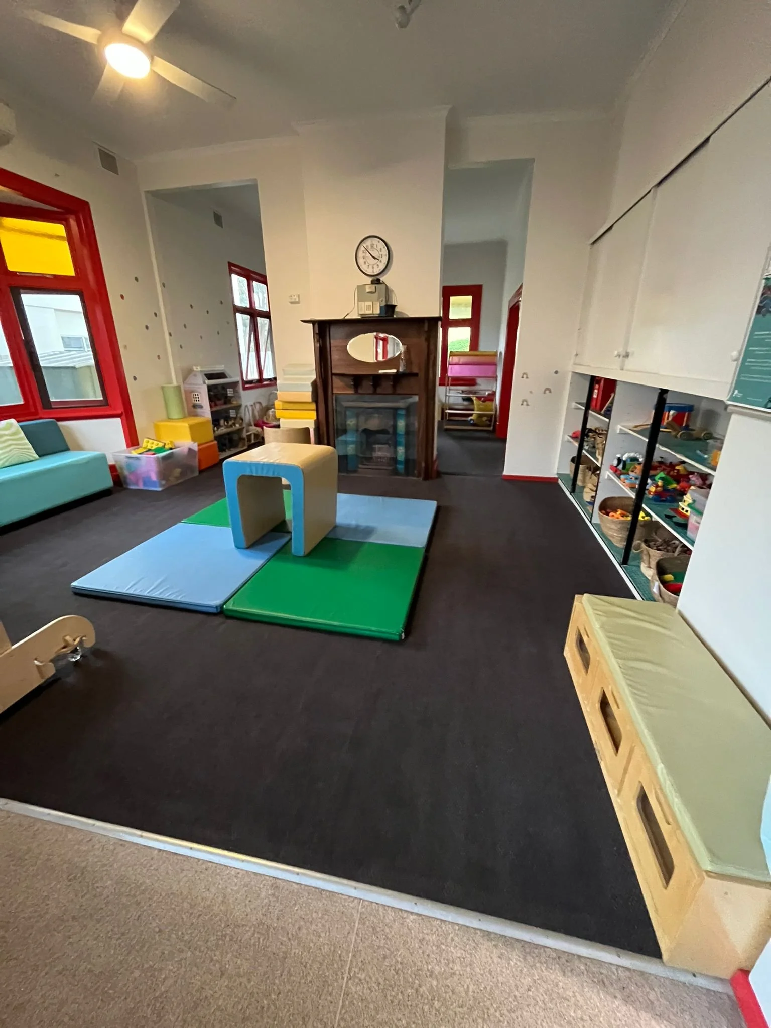 A pristine kid's soft play area.