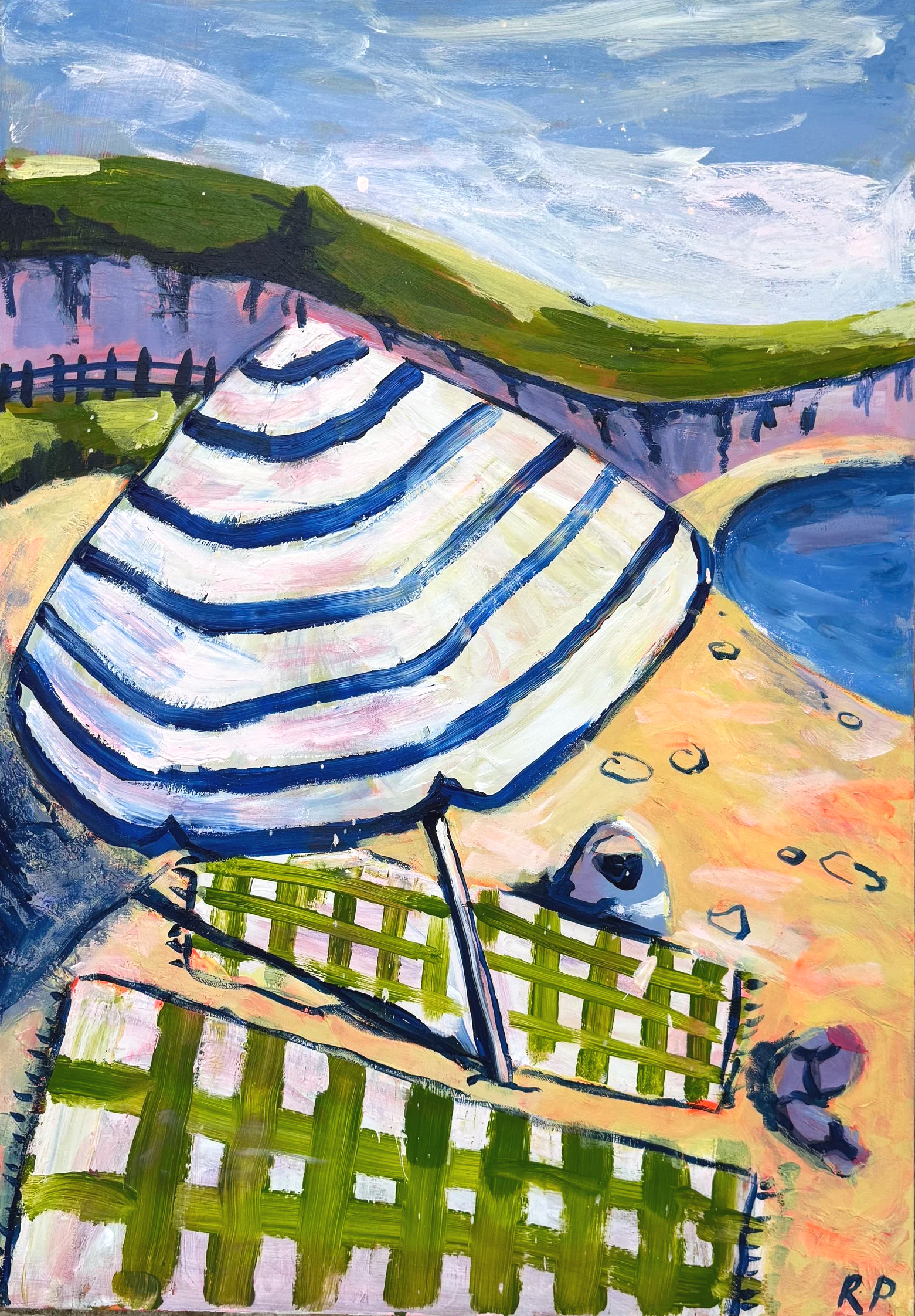 A Sunny Day at Lyme Bay, 2025.