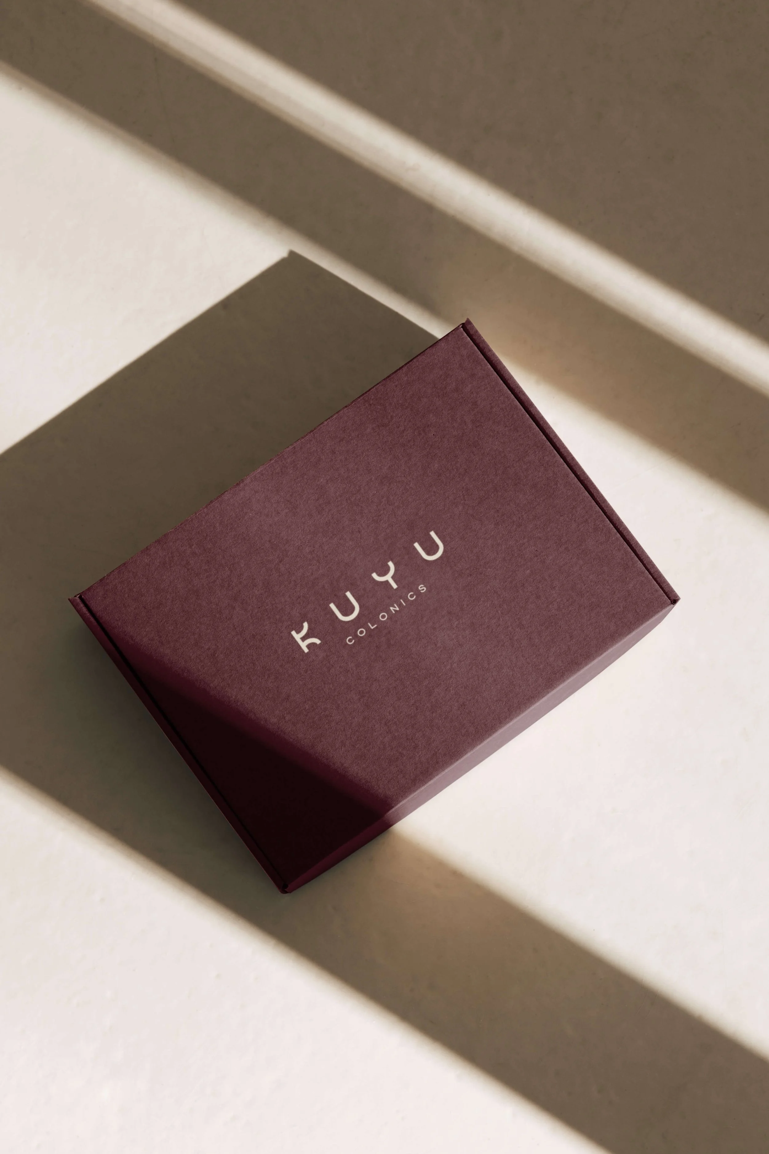 Packaging design project for Kuyu Colonics by Melbourne based graphic designer Robyn Colton