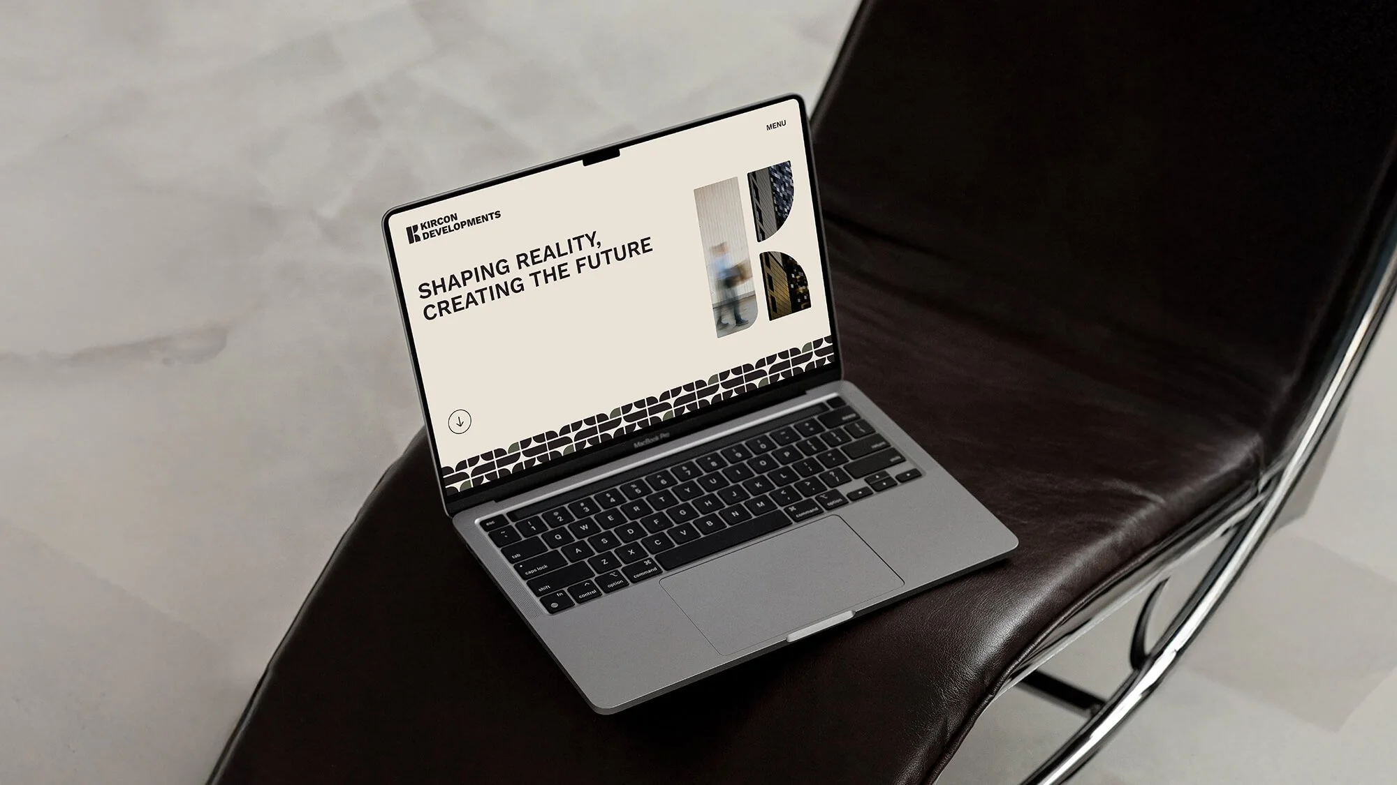 Website design and development project for Kircon Developments by Melbourne based graphic designer Robyn Colton