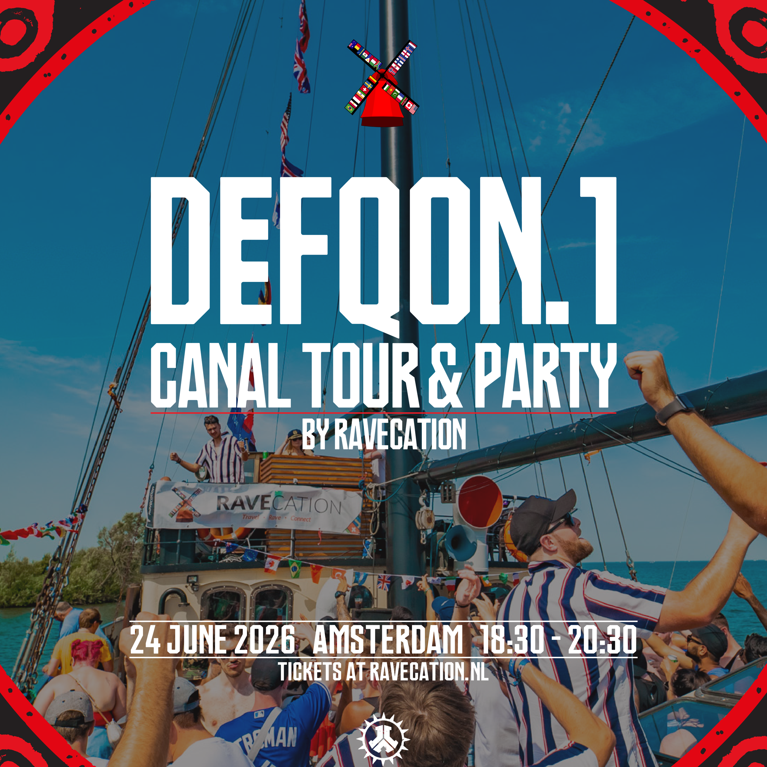 Defqon.1 | Ravecation Canal Tour &amp; Party
