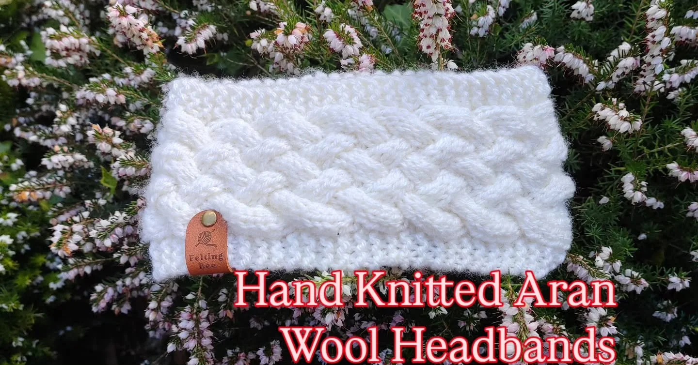 Launching a new product range..... Unisex Hand Knitted Aran Wool Headbands in a range of coolurs (Cream, Heather and Green) and sizes.

#explorepage #wool #nature #explore #knitting