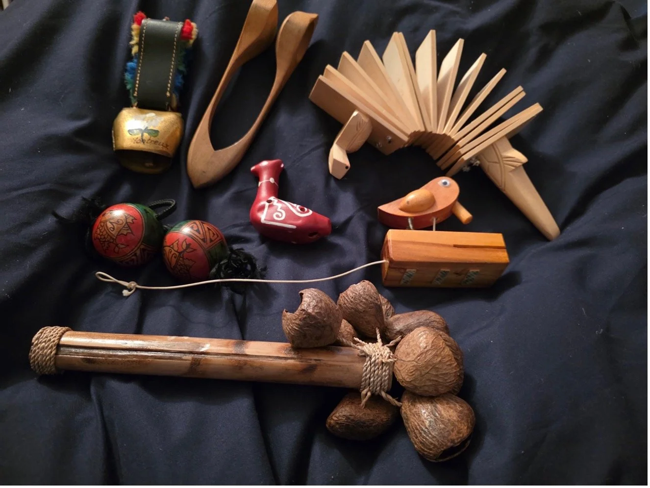 Collecting world percussion instruments