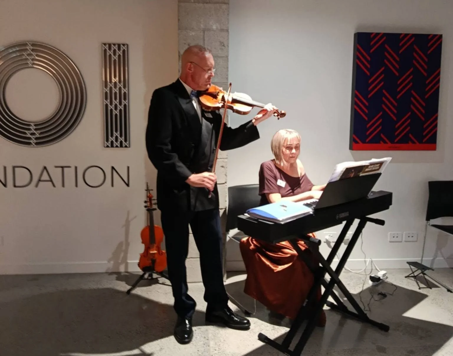 Albert and Flora at TOI Foundation