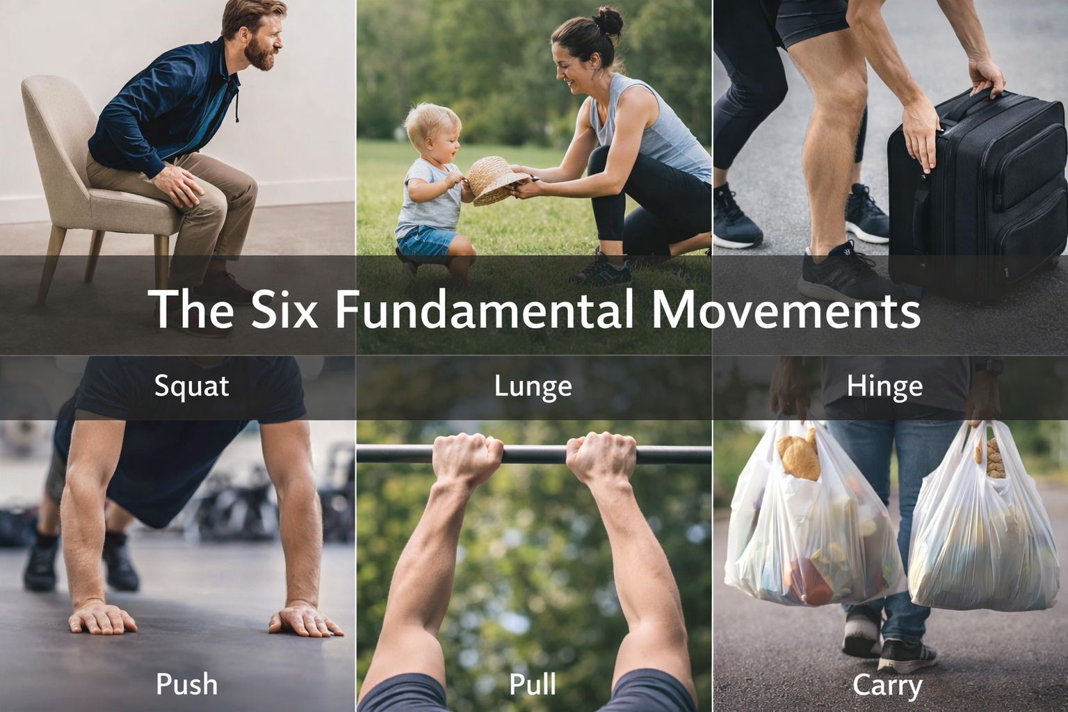 The Six Fundamental Movement Patterns and Why They Matter for Everyday Life