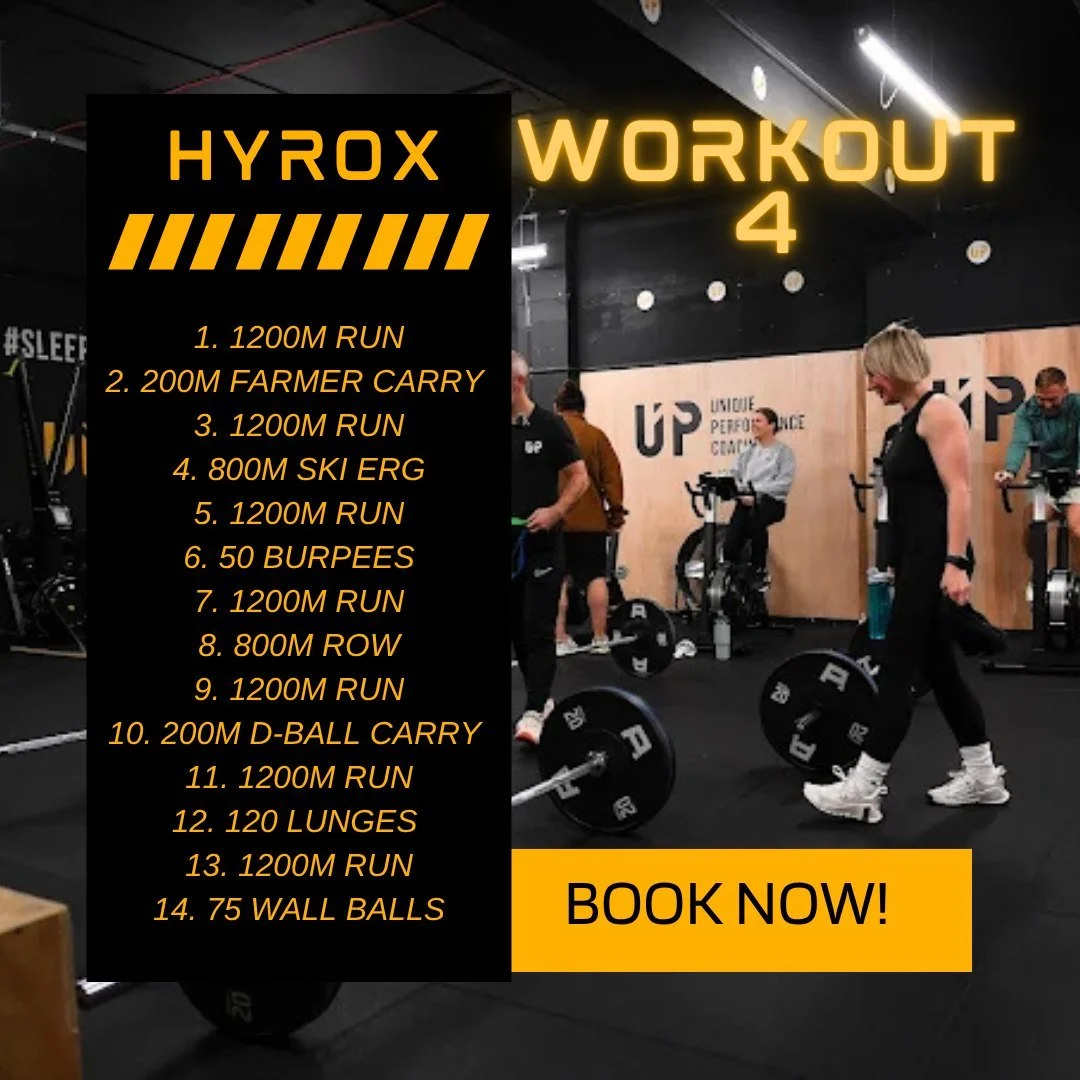 HYROX SIMULATOR 4

This month brings a bigger run for our advanced crew, a real chance to build the engine, test your pacing, and push your capacity over distance.

These simulator sessions are about preparing properly, learning how to manage effort,