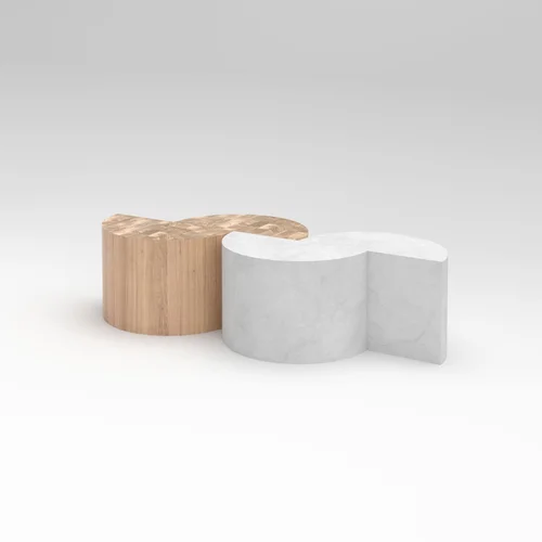 Solid tables by Atelier Areti