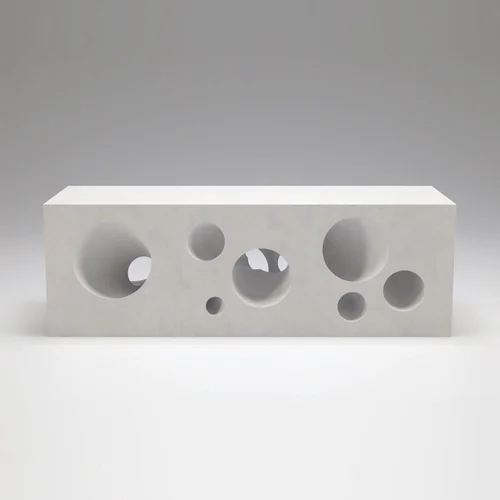 Cubes with intersecting tubes by Atelier Areti