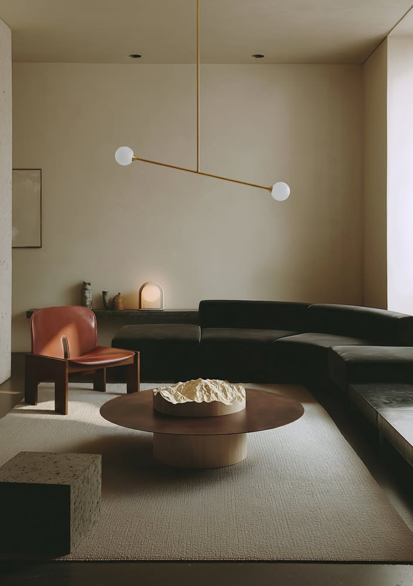 Two Spheres pendant light 
Project: Ludovica Canzutti