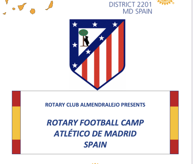 Rotary Football Camp Spain Atlético de Madrid
