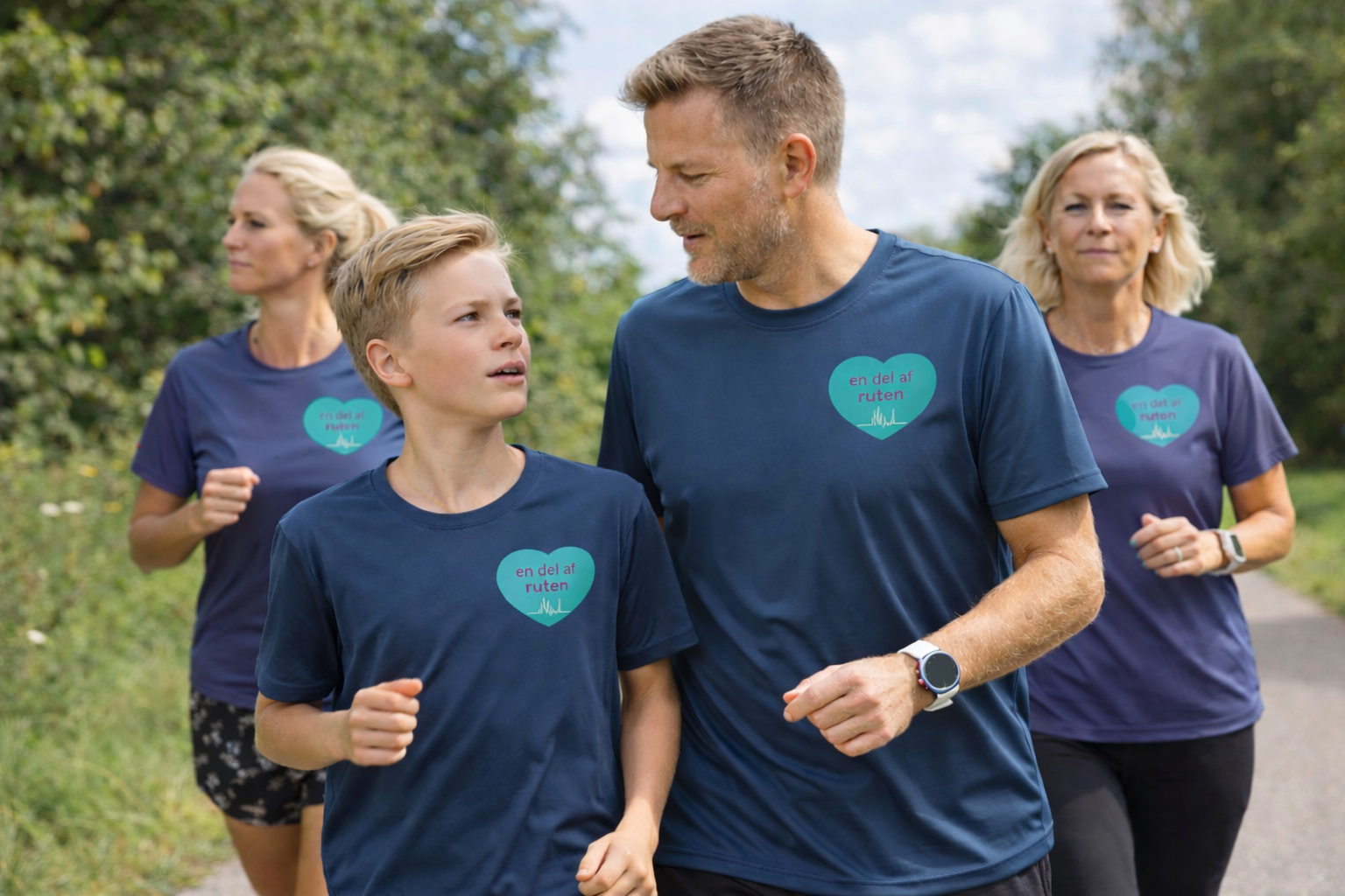 Børnecancerfonden fundraising: "En Del af ruten". 