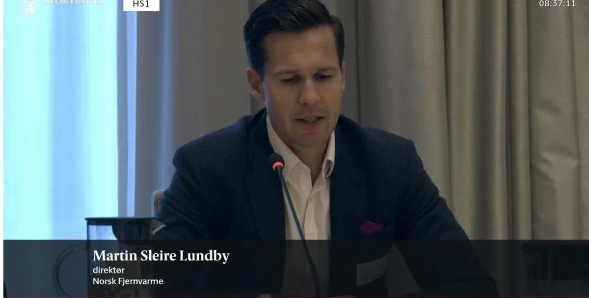 Høring i finanskomiteen om avfallsforbrenningsanlegg og klimaavgift