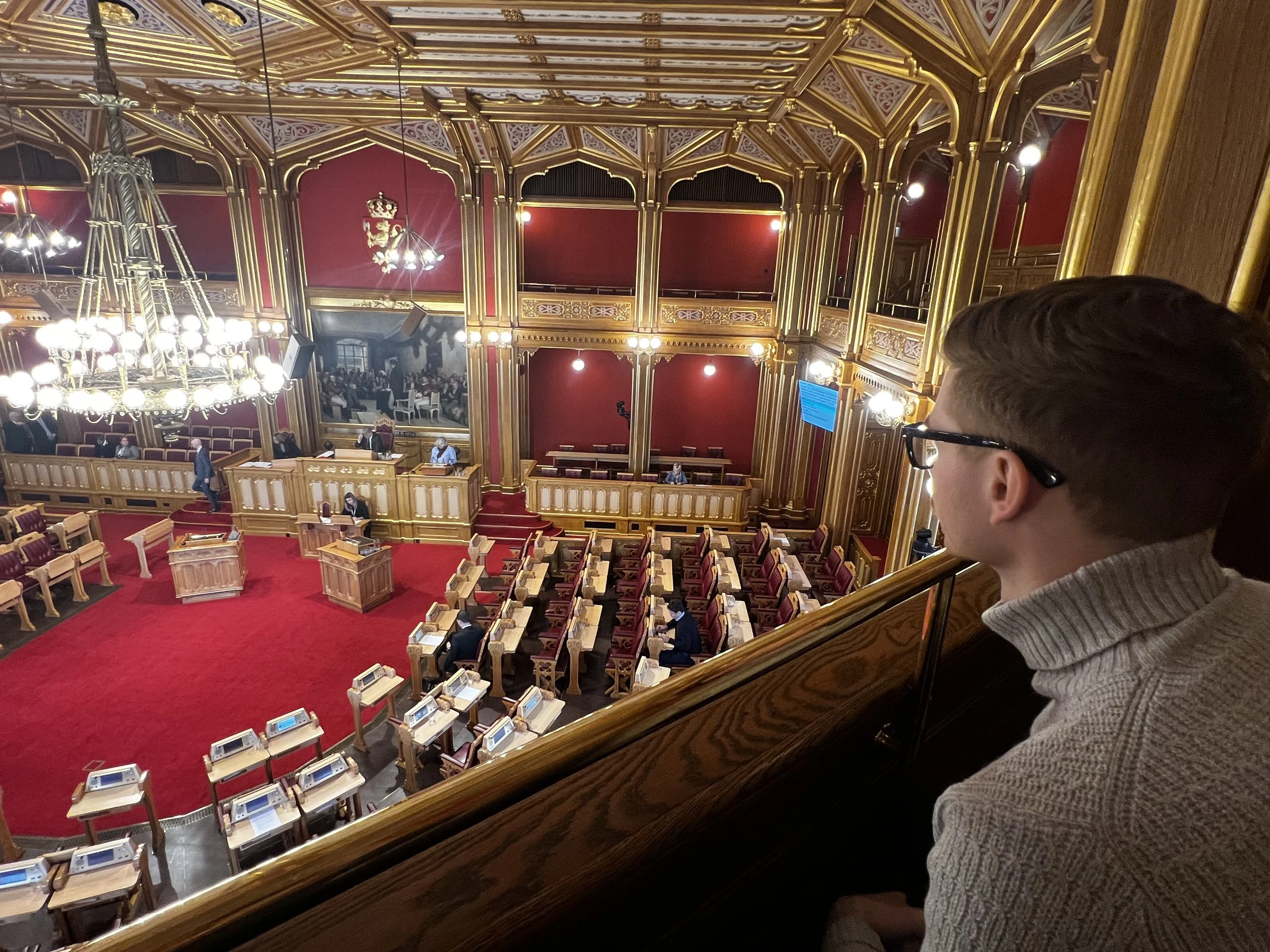 Besøk på Stortinget og faglige innlegg under Fjernvarmedagene