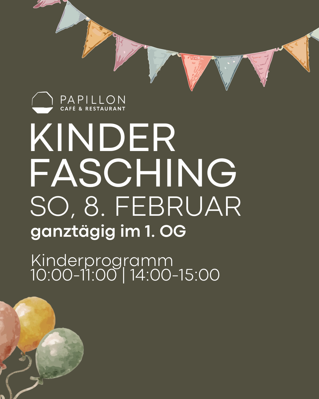 Kinderfasching im PAPILLON