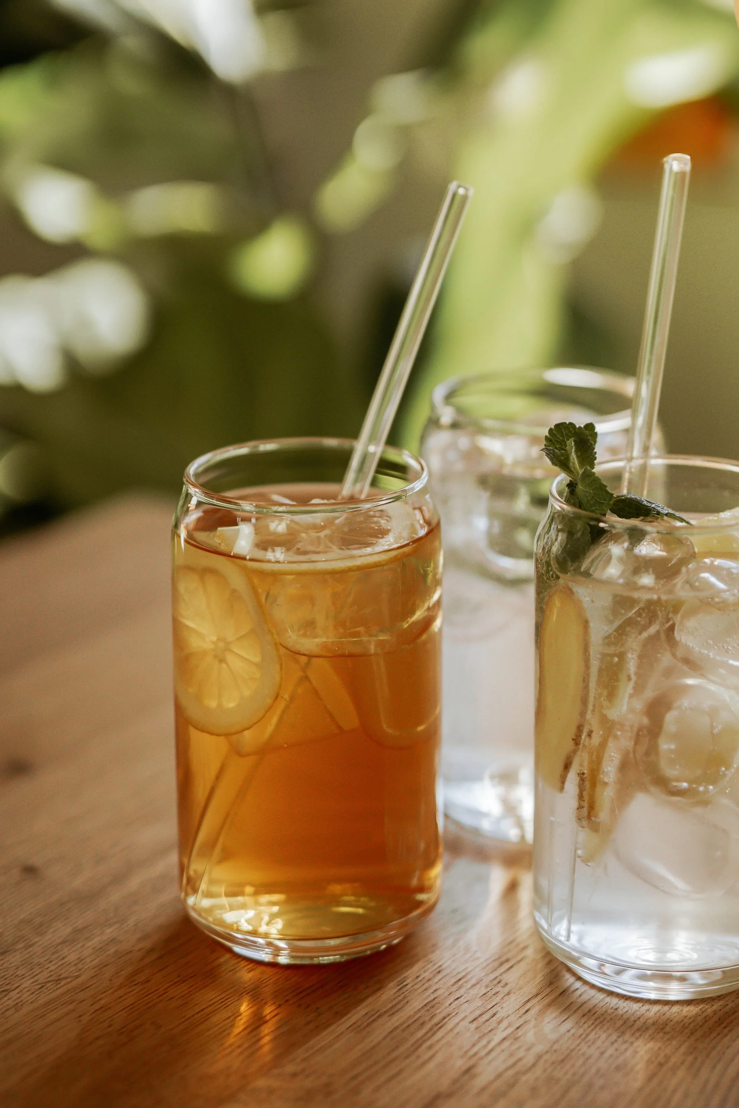 Hausgemachte Limonaden und Drinks im Papillon
