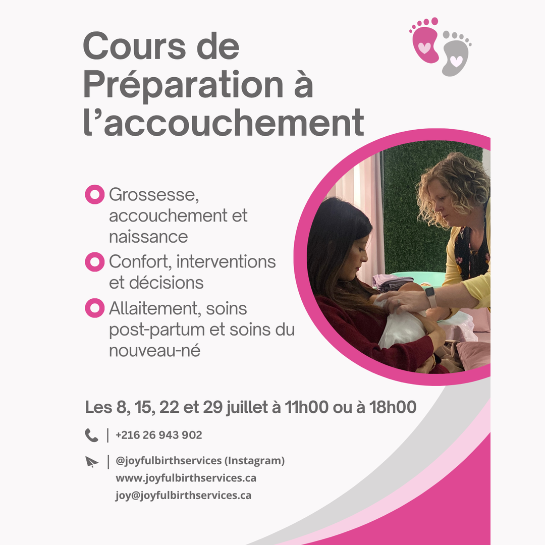 Cours de Préparation à l'accouchement 