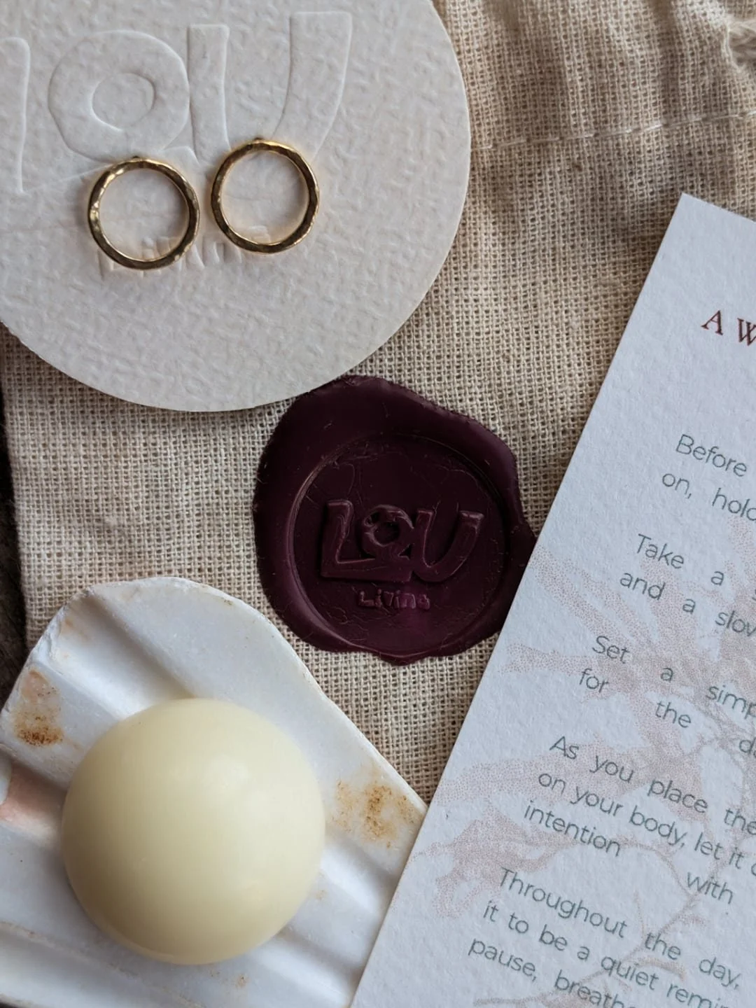 There&rsquo;s something I&rsquo;ve been quietly weaving into each order&hellip; A small ritual 🕊️ (read along to find out more) ✨

Not something to rush through, but something to arrive with.

Your jewellery  comes with a wearable intention card, a 
