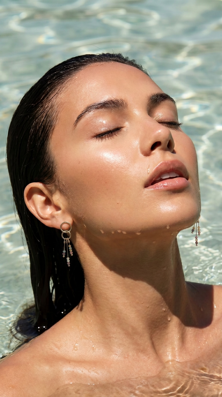 Helios Multi-Coloured Sapphire Drop Earrings